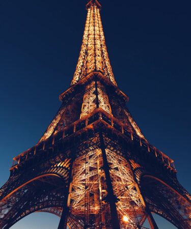 low angle photo of eiffel tower